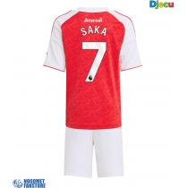 Arsenal Bukayo Saka #7 Domaci Dres za djecu 2025-26 Kratak Rukav (+ Kratke hlače)